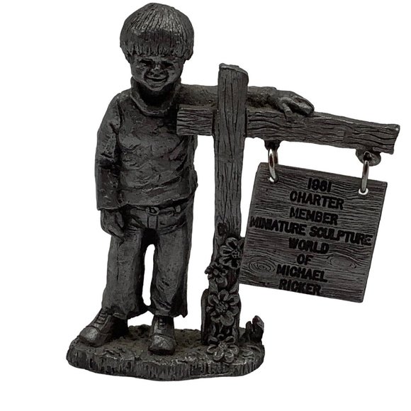 Michael Ritter 1981 Pewter Charter Member Figurine - Picture 1 of 12